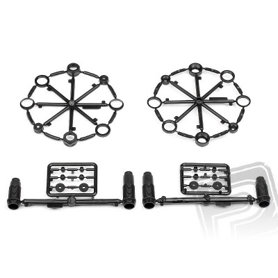 Plastové tělo tlumičů, sada