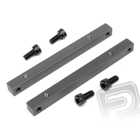 Výztuha držáku motoru, 7x7x80mm (šedý)