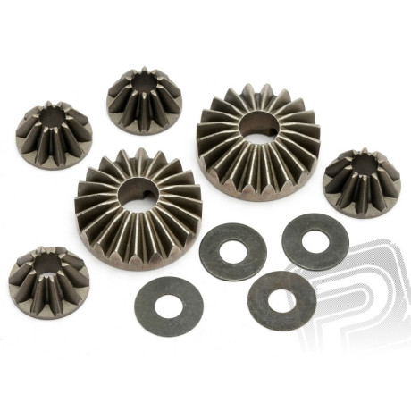 Tvrzená sada ozub. koleček do dif.