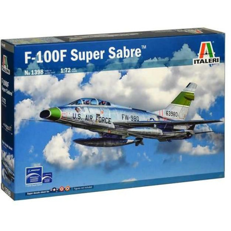 Model Kit letadlo 1398 - F-100F SUPER SABRE (1:72)