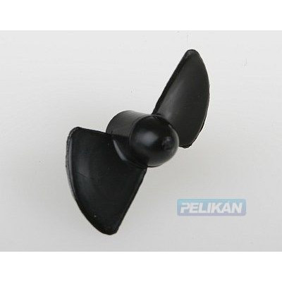 Závodná lodná skrutka (2 listy), ľavá, stúpanie 1,6, 42,5mm / M4