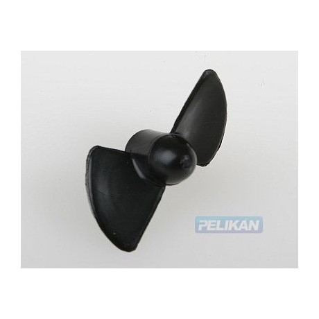 Závodná lodná skrutka (2 listy), ľavá, stúpanie 1,6, 42,5mm / M4