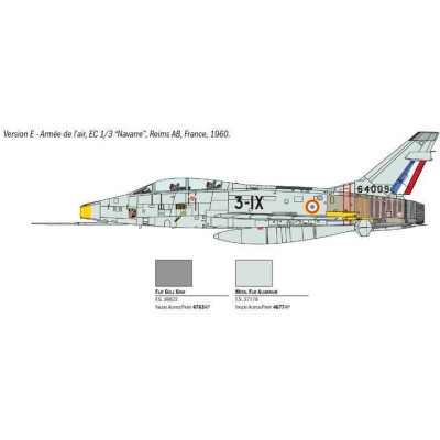 Model Kit letadlo 1398 - F-100F SUPER SABRE (1:72)