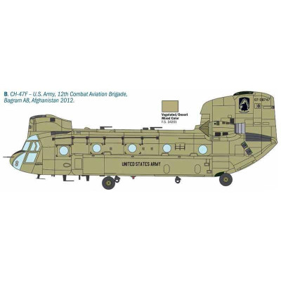 Model Kit vrtulník 2779 - CHINOOK HC.2 CH-47F (1:48)
