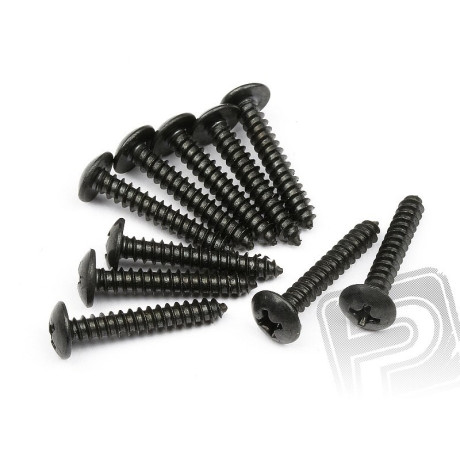 Samořezné šrouby s kul. hlavou M3x19mm (10ks)