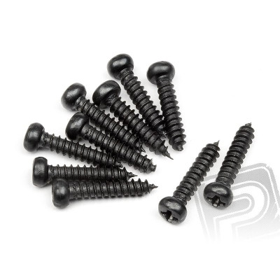 Samořezné šrouby s kul. hlavou M2,6x12mm (10ks)