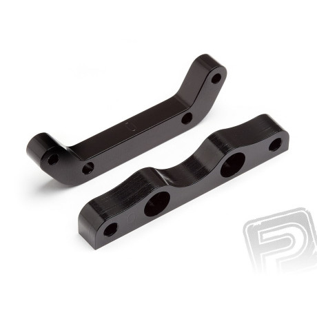 Alu držák ramen O°, 6061 Trophy series (černý)