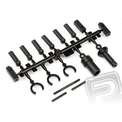 Plastové díly tlumiče, sada Formule 1