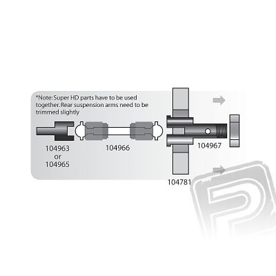 Unašeče 25x48mm (2ks)
