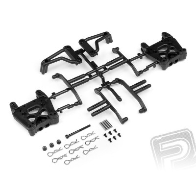 Držáky/parohy tlumičů/držáky karoserie sada