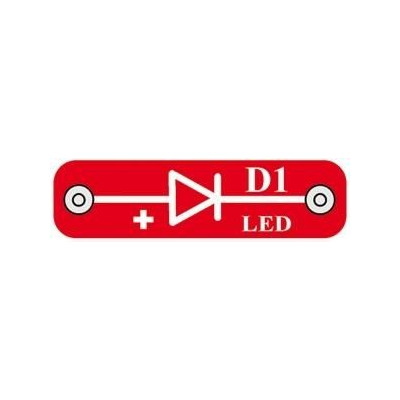 D1 (6SCD1) LED Dioda, svítící červeně