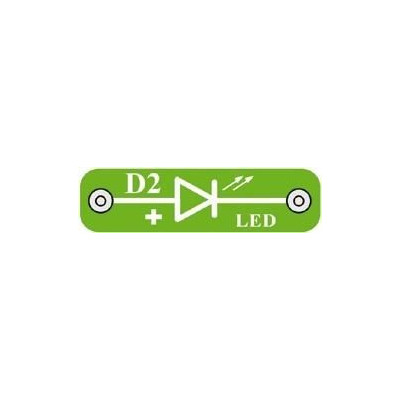 D2 (6SCD2) LED Dioda, svítící zeleně