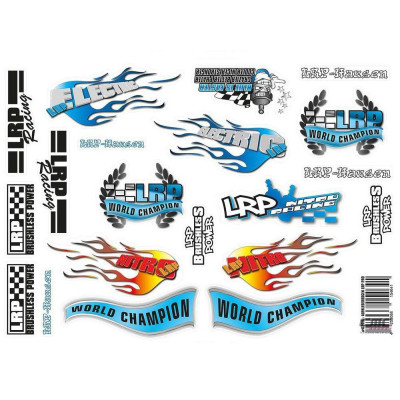 LRP PRE nálepky  A4