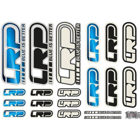 LRP LOGO nálepky A4