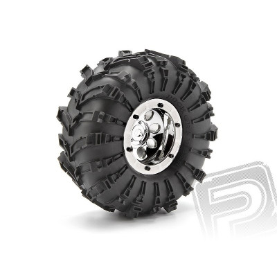 Rock 8 chromované disky (55x36mm/2ks)