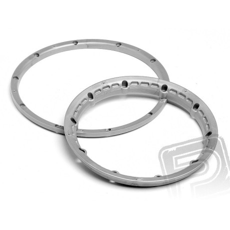Pojistný kroužek kola, stříbrný 2ks