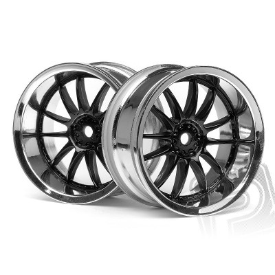 Work XSA 02C disky 26mm chrom/černá (6mm OFFSET)