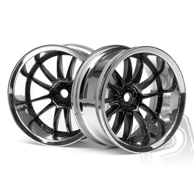 Work XSA 02C disky 26mm chrom/černá (9mm OFFSET)