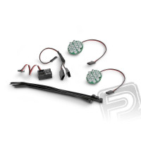 Kék fény a BAJA 5B-hez, akku állapot kijelzéssel.