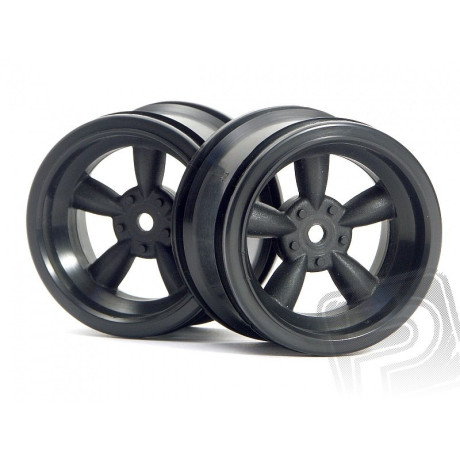 VINTAGE 5 paprskové disky 31mm, černé (6mm OFFSET)