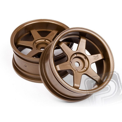 TE37 disky 26mm bronzové (6mm OFFSET)