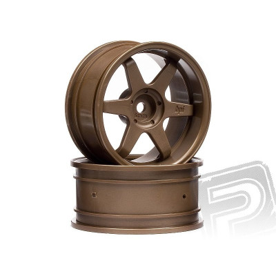 TE37 disky 26mm bronzové (6mm OFFSET)
