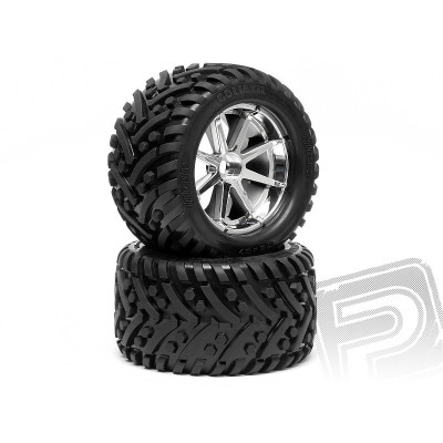 Nalepené GOLIATH gumy 178x97mm na BLAST chromových diskách