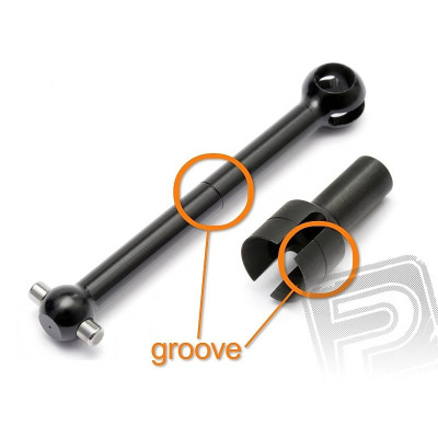 Unašeč poloosy - přední (2ks)