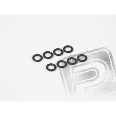 O kroužky 6 x 9.5 x 1.9mm (8ks) (černé)