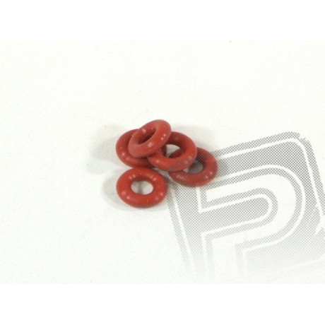 Silikonový "O" Kroužek P-3(červený)(5 ks)