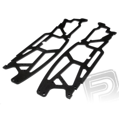 CG šasi CFK (3mm) - Carbon