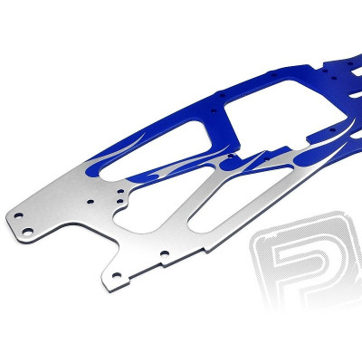 Plamenové TVP CUSTOM šasi (stříbrno/modré/2ks.)