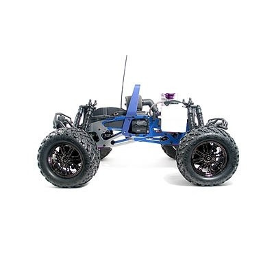 Plamenové TVP CUSTOM šasi (stříbrno/modré/2ks.)