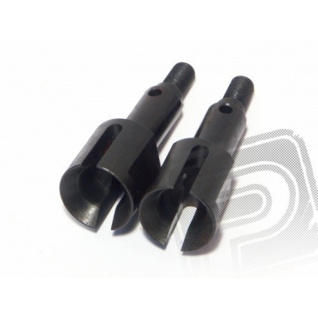 Unašeč poloosy 8 x 9 x 44mm (černý, 2pcs)