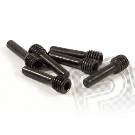 "Červík" dlouhý 5x3x18mm, (černý/6ks.)