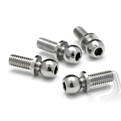 Koule 4,3x11,5mm (4-40/imbus/stříbrné/4ks)