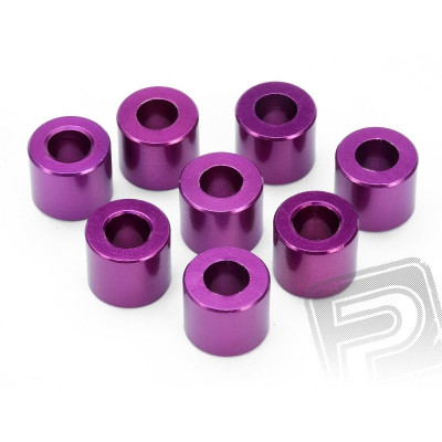 Vymezovací podložka 4X8X6.5mm, (fialová/8ks.)