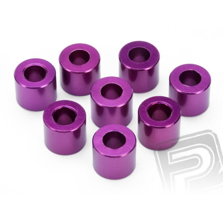 Vymezovací podložka 4X8X6.5mm, (fialová/8ks.)