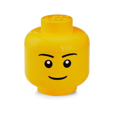 LEGO úložná hlava (velikost L) - chlapec