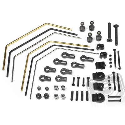 Stabilizátory sada, přední - 2, 2,5, 3mm / zadní - 2, 2,5 , 3mm (BAJA 5B)