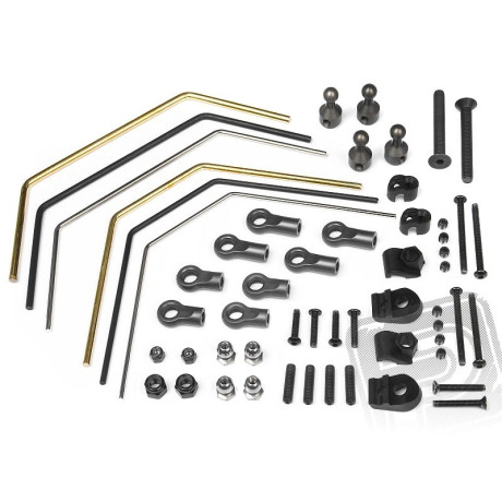 Stabilizátory sada, přední - 2, 2,5, 3mm / zadní - 2, 2,5 , 3mm (BAJA 5B)