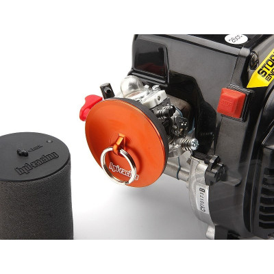 Alu víčko pro vzduchový filtr (oranžový)