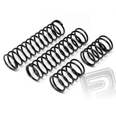 Pružina tlumiče 23x155x2.4mm 17,5závitů (černá/2ks)