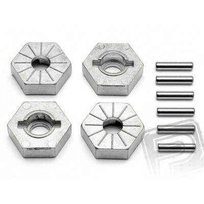 Unašeč kola 17mm (stříbrné) SAVAGE X