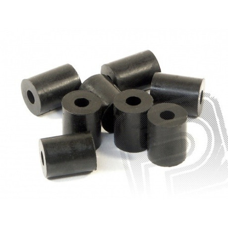 Vymezovací trubka 3x8x10mm, (černá,8ks.)