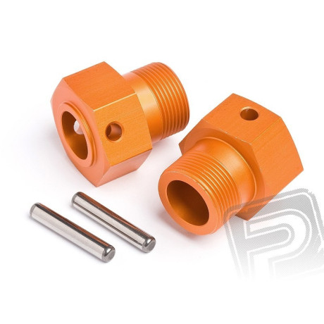 Unašeč kola ALU 24x27mm (oranžová/2ks)