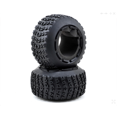 Losi DBXL 1: 5: Pneumatika ľavá a pravá s vložkou (1 sada) LOS45006