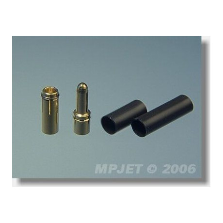 21034 Konektory MP JET gold 3,5 pro drát 4 mm2- 2 páry