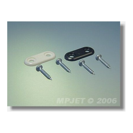 2630 Úchyt podvozku malý Černý 4 ks