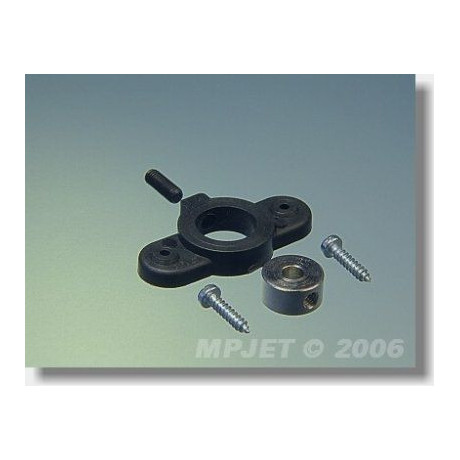 2654 Držák krytu kola pr.6mm Černý 2 ks